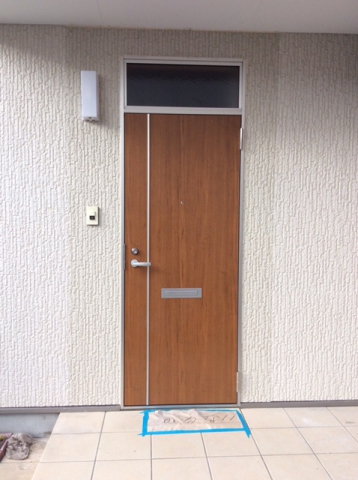 【島原外港店】玄関ドアの交換工事を行いました！